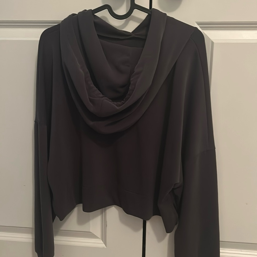 Altar’d State cropped dark gray hoodie